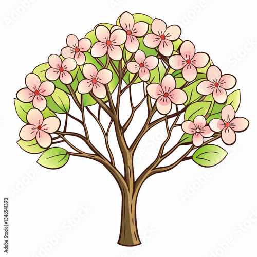 dogwood tree with flowers