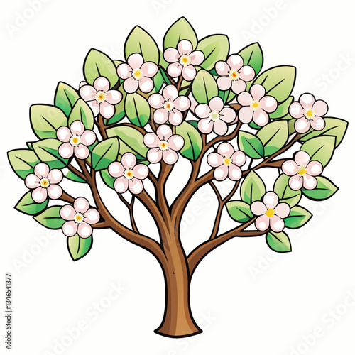 dogwood tree with flowers