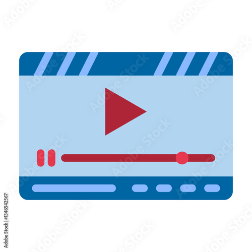 Video Vector Design Icon Style