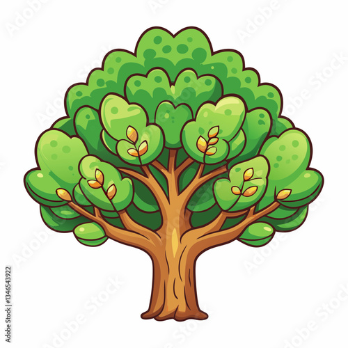 sandalwood tree with green leaves