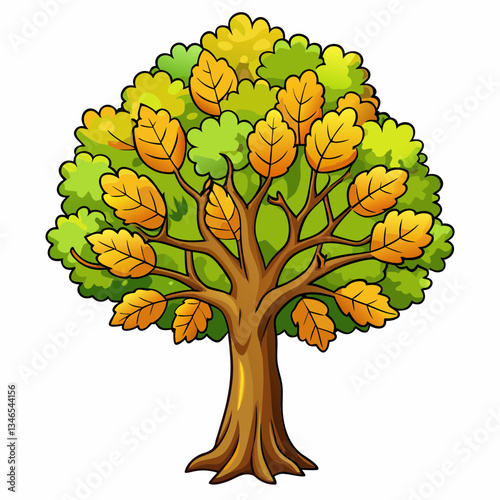 sycamore tree with leaves