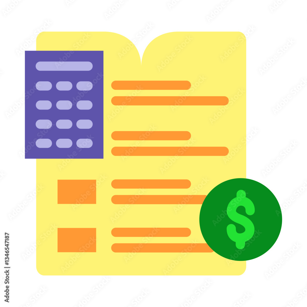 Budget Vector Design Icon Style Budget Vector Design Icon Style