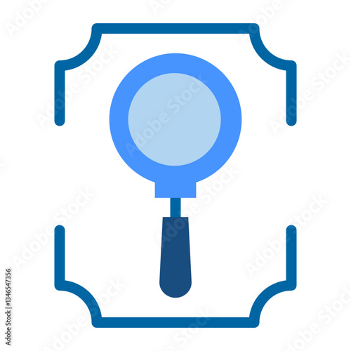 Magnifying Glass Vector Design Icon Style