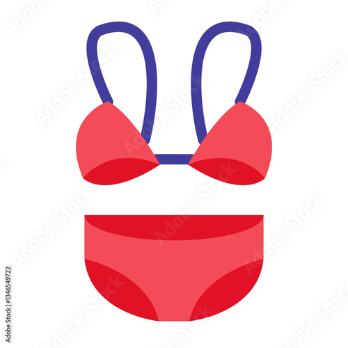 Bikini Vector Design Icon Style