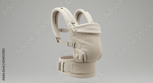 Cream Colored Baby Carrier; Ergonomic Infant Sling for Newborn, Toddler, and Baby