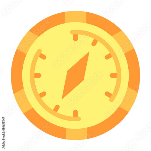 Compass Vector Design Icon Style