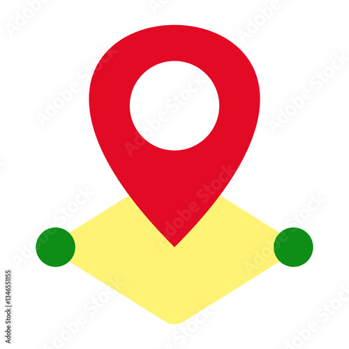 Location pin Vector Design Icon Style