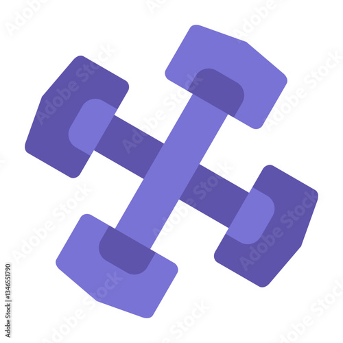 Dumbbell Vector Design Icon Style