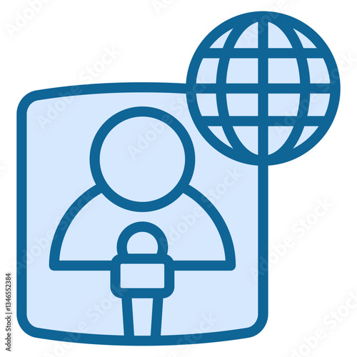 News Anchor Icon