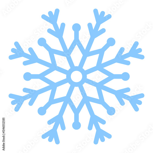 Snowflake Vector Design Icon Style