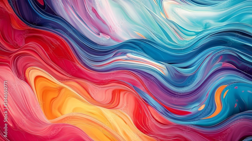 Generic Vibrant Multicolored Moment High Wave Pattern Generic Vibrant Multicolored Moment High Wave Pattern