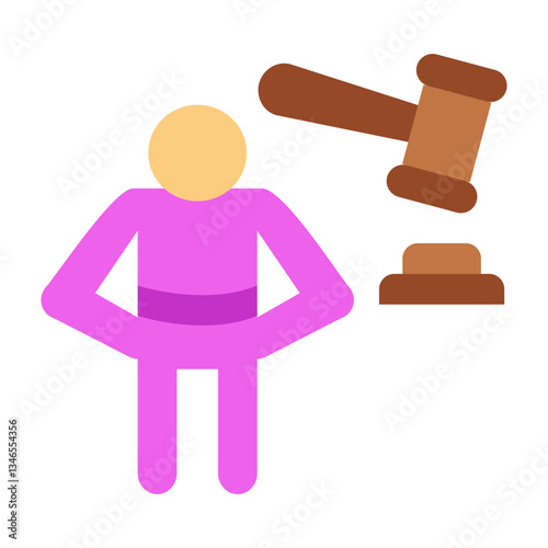 punishment Vector Design Icon Style