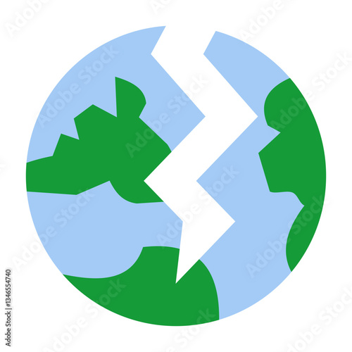 Earthquake Vector Design Icon Style
