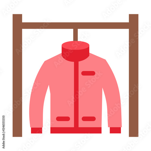 Coat rack Vector Design Icon Style
