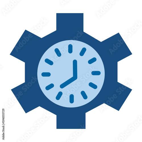 Time clock Vector Design Icon Style