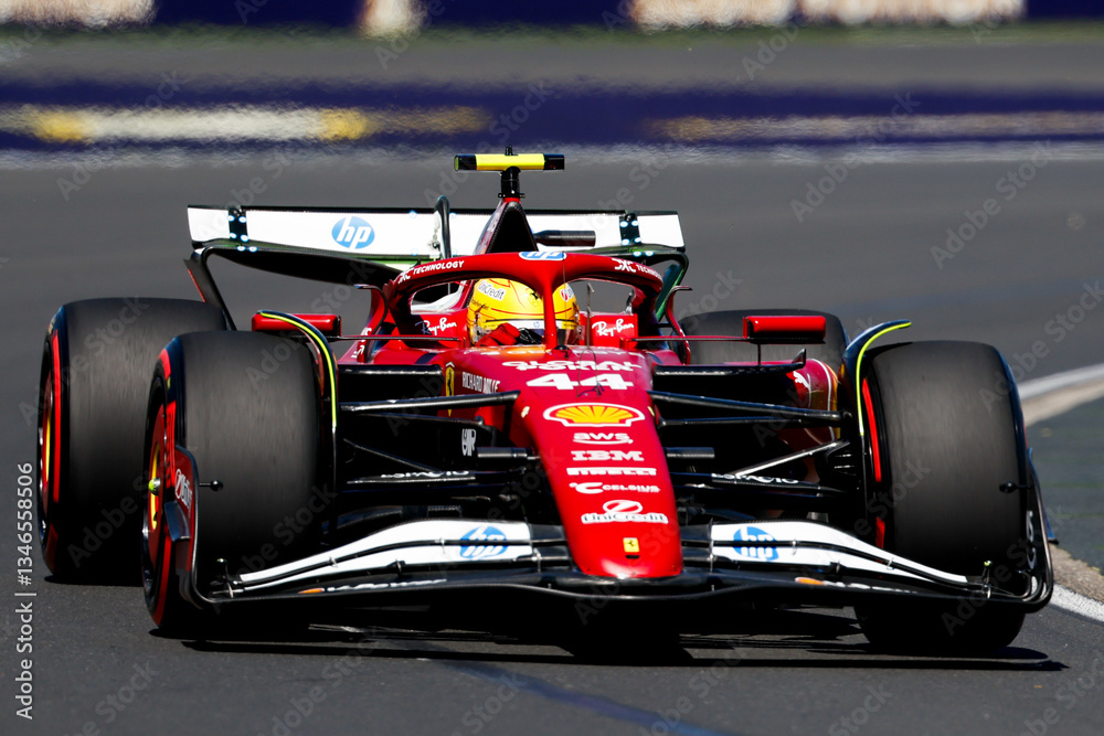 Naklejka premium 2025 Formula 1 Australian Grand Prix - Friday