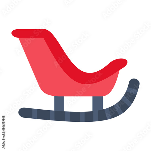 Sled Vector Design Icon Style