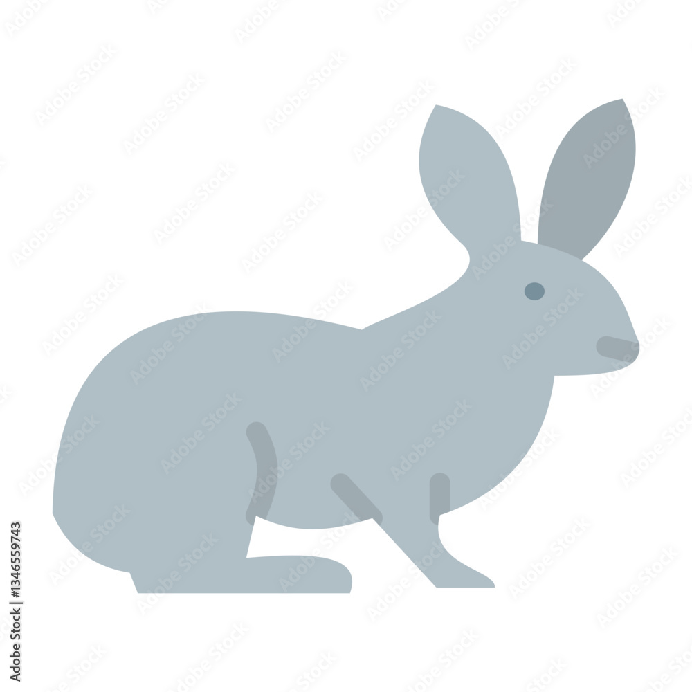 Obraz premium Rabbit Vector Design Icon Style