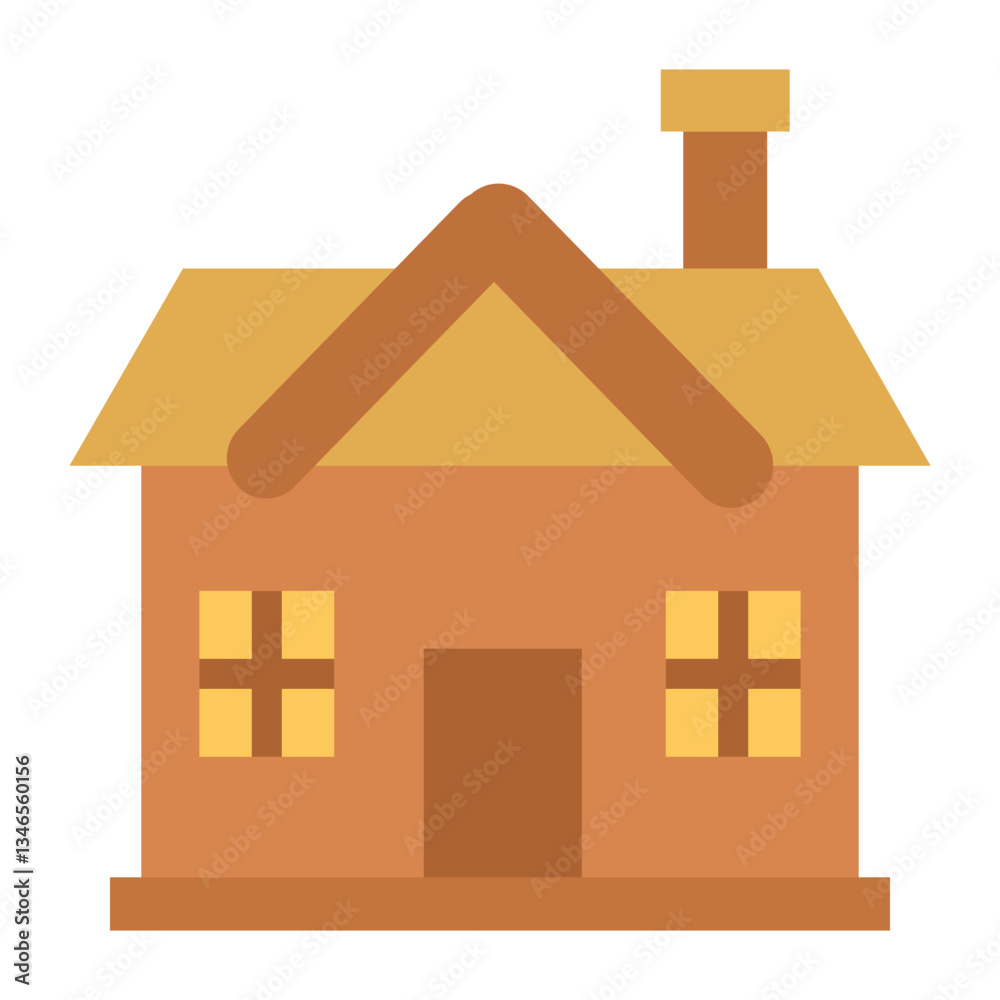 Hut Vector Design Icon Style Hut Vector Design Icon Style