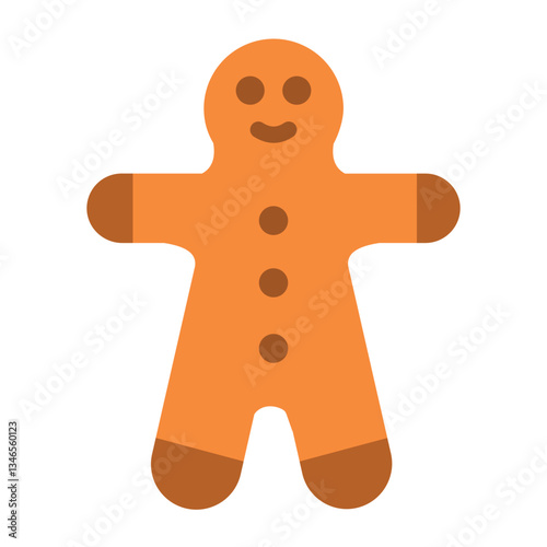 Gingerbread Vector Design Icon Style