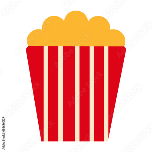 Popcorn Vector Design Icon Style