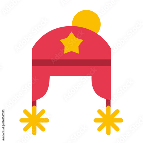 Earflaps Vector Design Icon Style