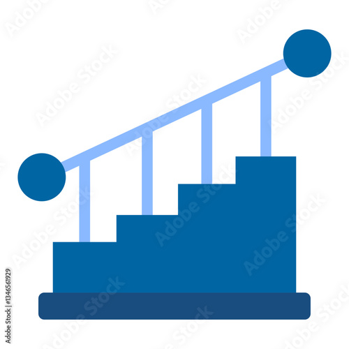 Stairs Vector Design Icon Style