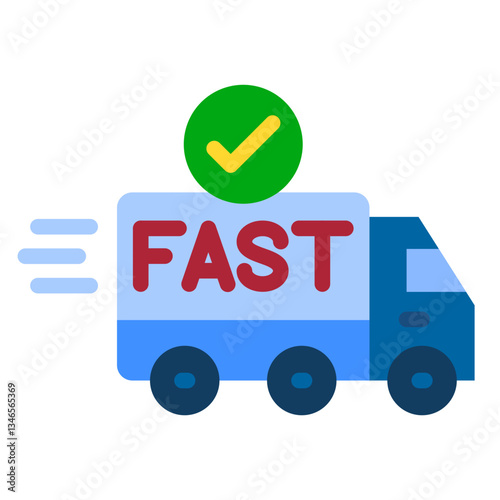 Fast Delivery Vector Design Icon Style