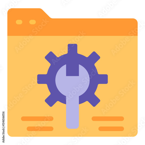 Webmaster Vector Design Icon Style