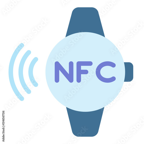 NFC Vector Design Icon Style