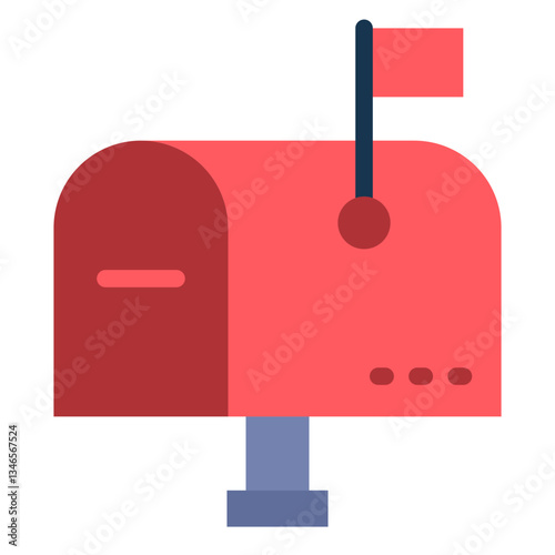 Mailbox Vector Design Icon Style