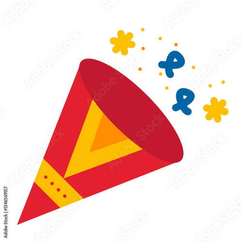 Confetti Vector Design Icon Style