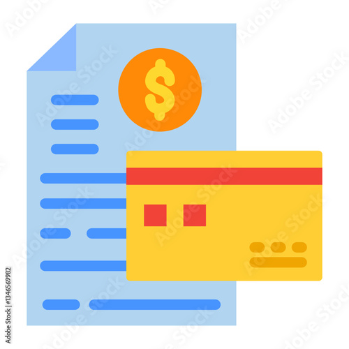 Credit Report Vector Design Icon Style