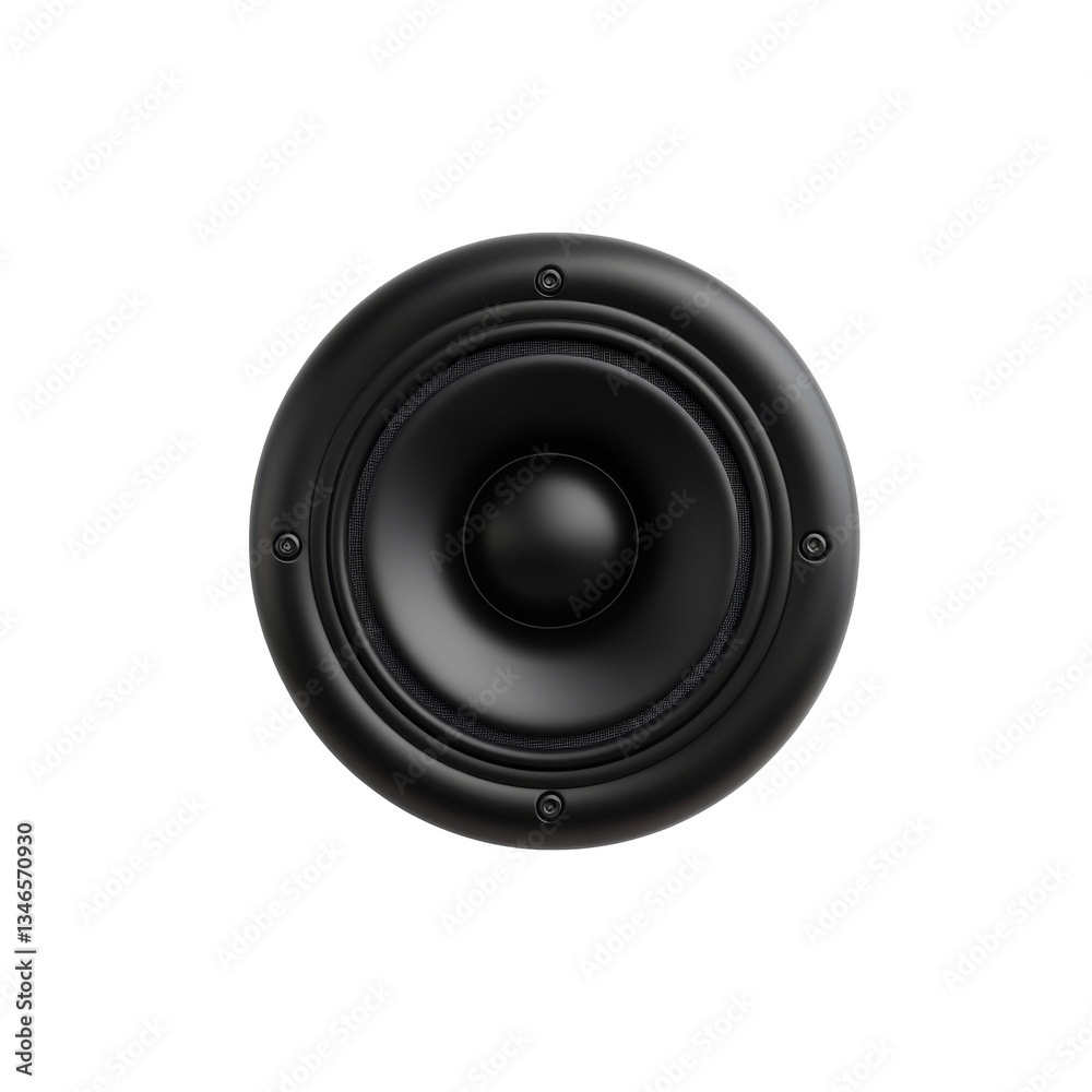 Speakers with sleek black design focused on sound quality and modern appearance Speakers with sleek black design focused on sound quality and modern appearance