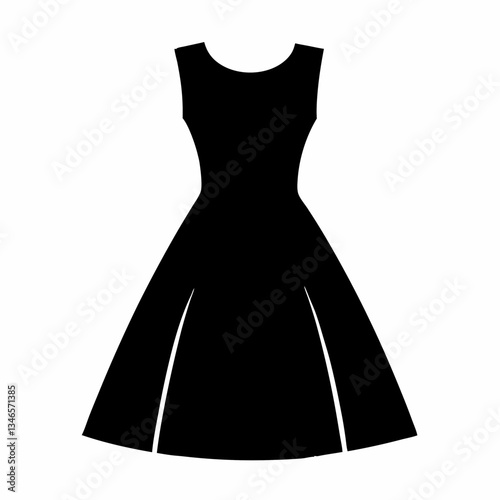 Elegant wedding dress on a mannequin isolated on white background