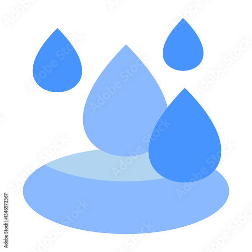 Drop Vector Design Icon Style