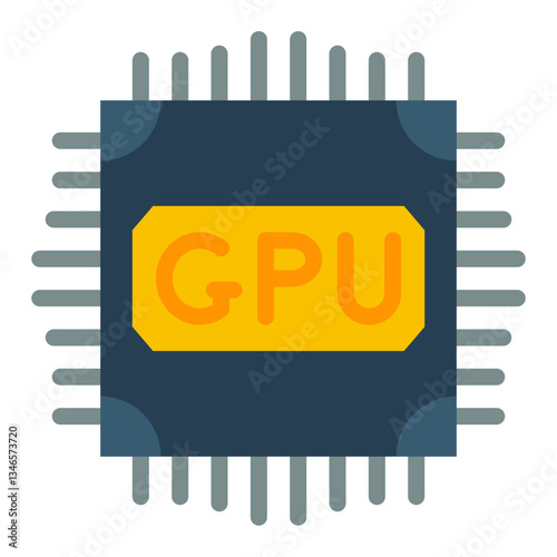 GPU Vector Design Icon Style