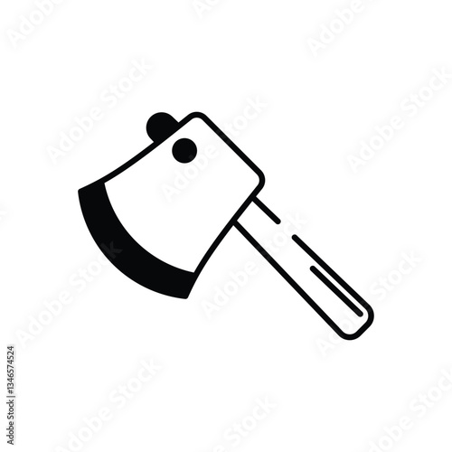 Axe vector icon stock illustration