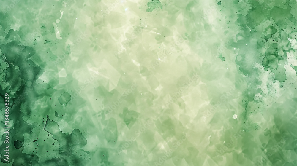 Fototapeta premium Watercolor green background