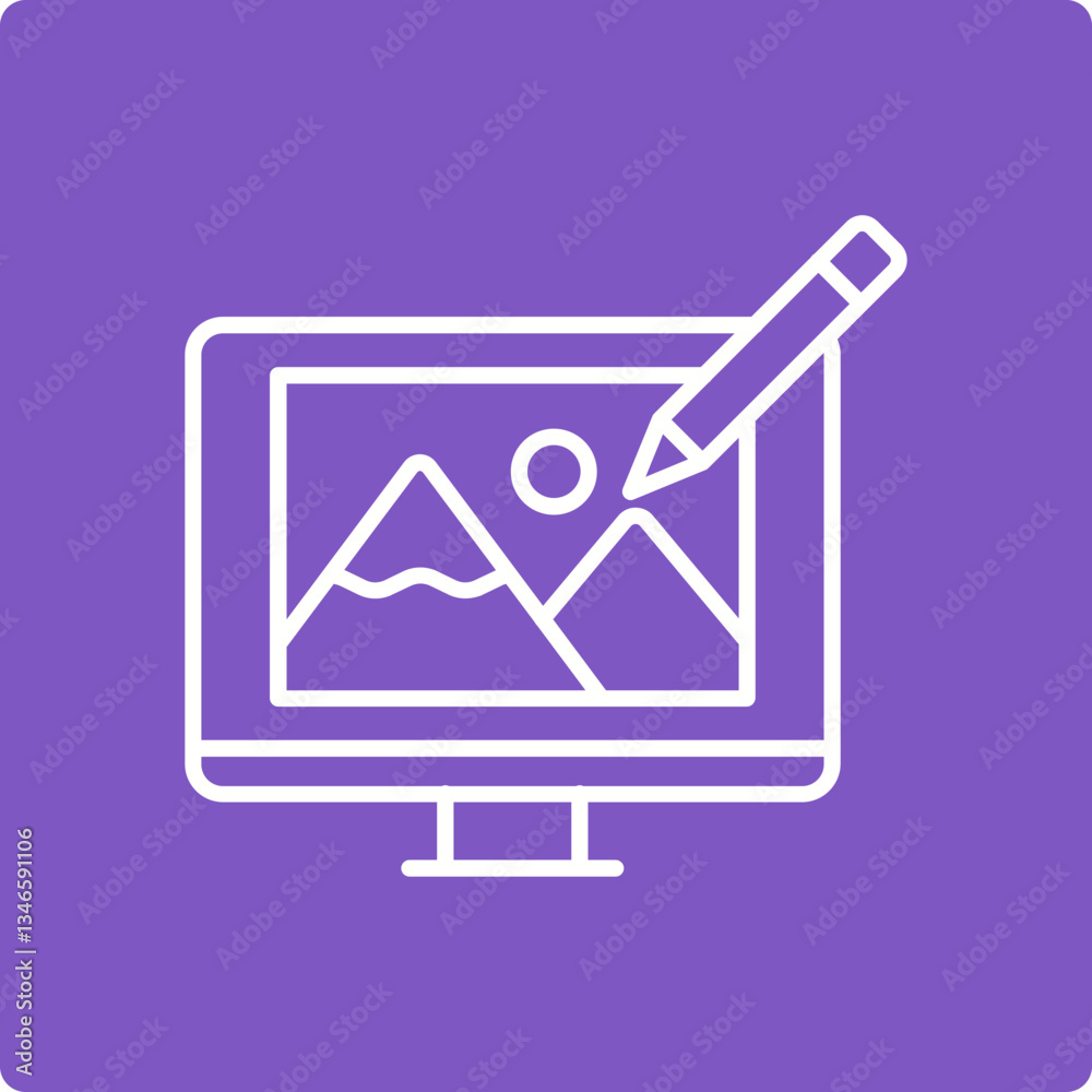 Graphic editor Icon Graphic editor Icon
