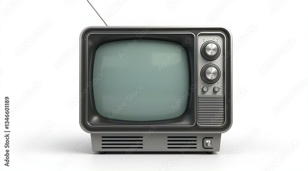 Retro Black and Gray TV Antenna Control Knobs Retro Black and Gray TV Antenna Control Knobs