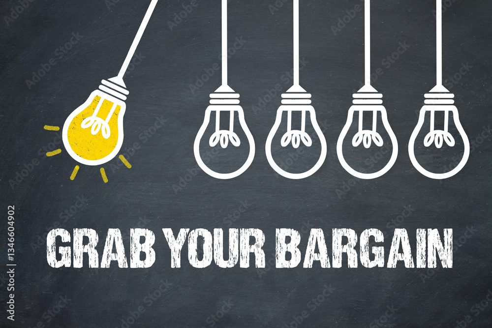 Fototapeta premium Grab Your Bargain 