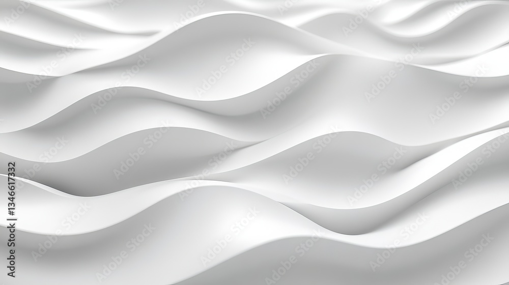 Fototapeta premium Generic Subtle Wave Perspective Elegant Detail Minimalist