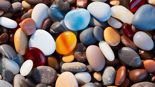 background of colorful stones
