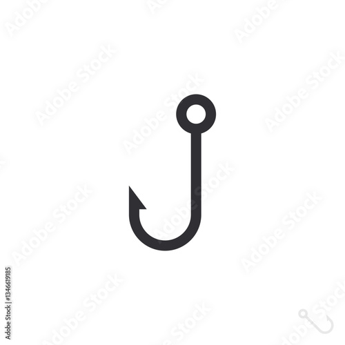 Fishing hook. Anchor icon. Ship brake. Stencil anchor. Black anchor. Nautical anchor. Silhouette. Port symbol. Anchorage sign. Yacht Club. Sea port. Ship pointer. Shipbuilding icon. Shipyard. Marine. 