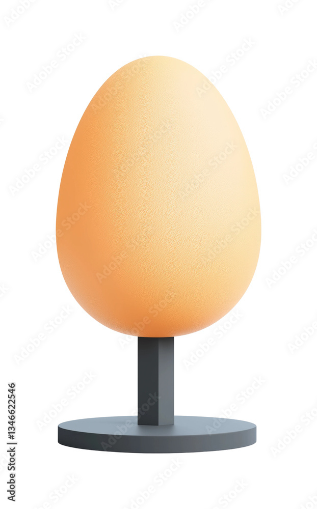Stylized decorative egg on a grey base a black PNG on Transparent Background Stylized decorative egg on a grey base a black PNG on Transparent Background