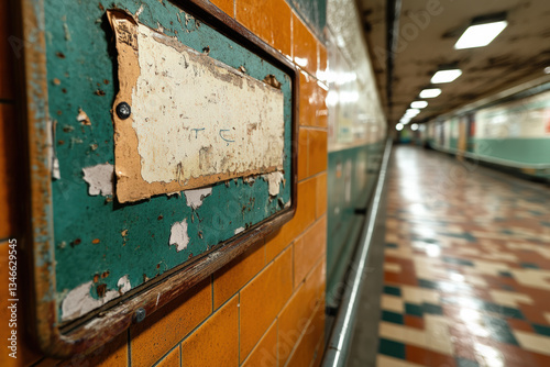 Old Abandoned Subway Tunnel