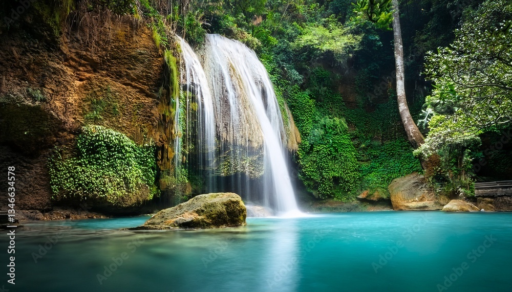 Fototapeta premium waterfall in the forest