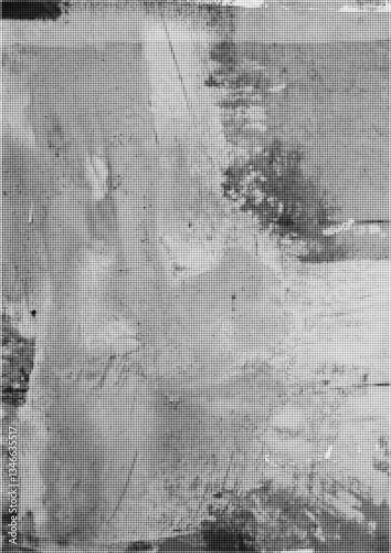 Large vector halftone concrete wall texture with a transparent background