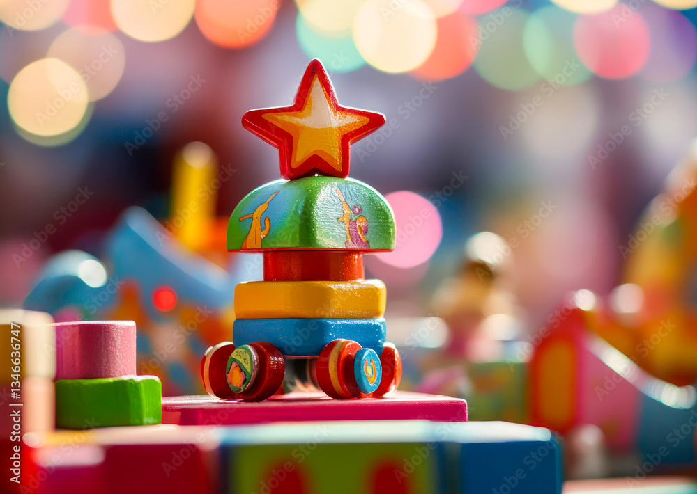 Naklejka premium Colorful Toy